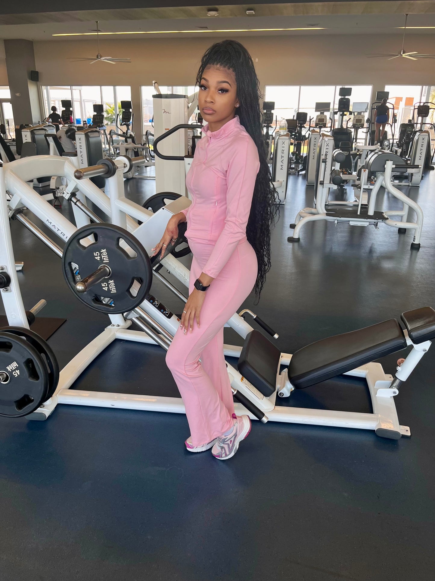 Amor Bubble Gum Pink Athleisure Set ( 4’0 - 5’6 Inseam)